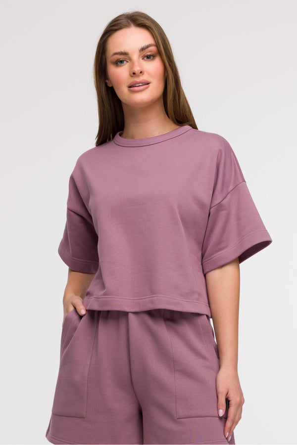 T-shirt femme BeWear Sweatshirt Sweatshirt — violet