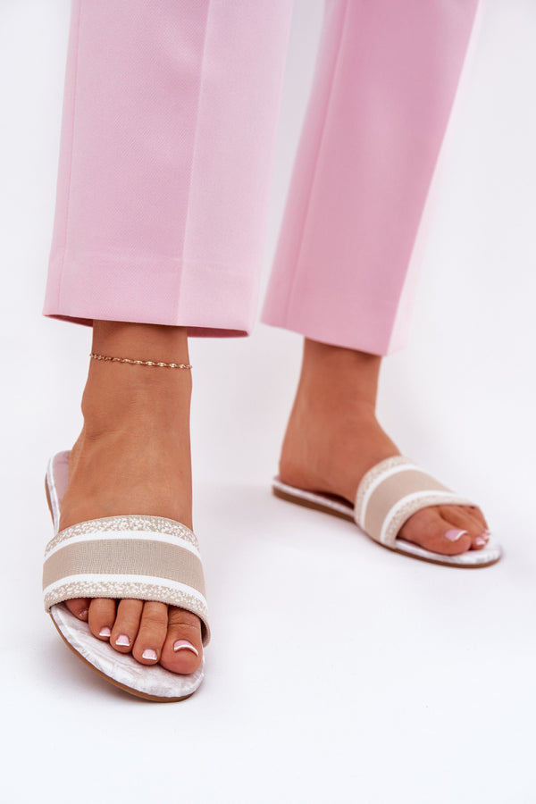 Sandales femme Step in style Clacquettes Clacquettes — beige
