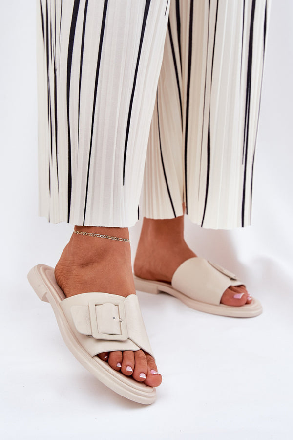 Sandales femme Step in style Clacquettes Clacquettes — beige