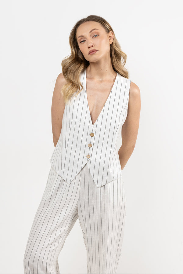 Gilet femme awama — beige