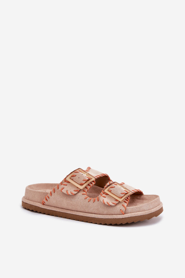Sandales femme Step in style Clacquettes Clacquettes — beige