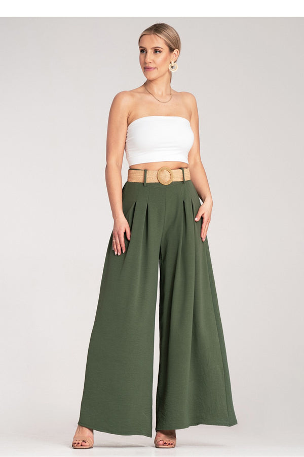 Chaussures à talons femme Figl Pantalon Pantalon — vert