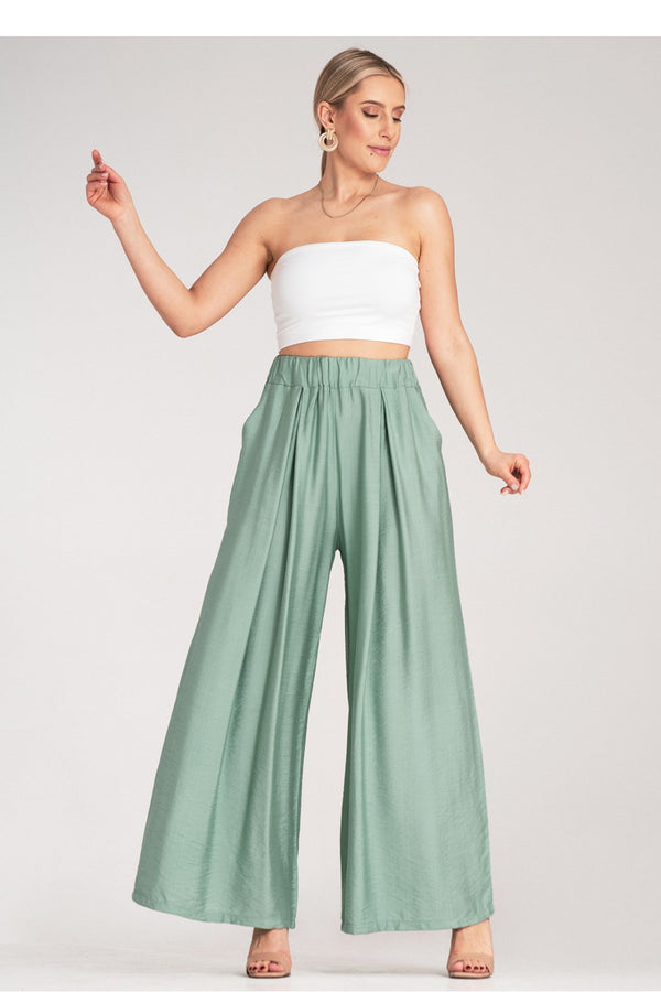 Chaussures à talons femme Figl Pantalon Pantalon — vert