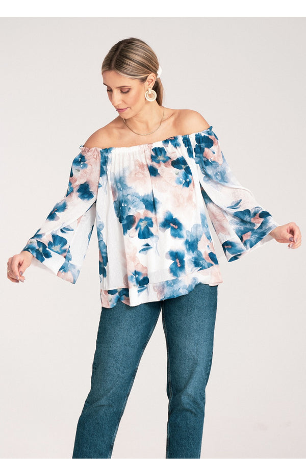 Blouse femme Figl Chemisier Chemisier — bleu