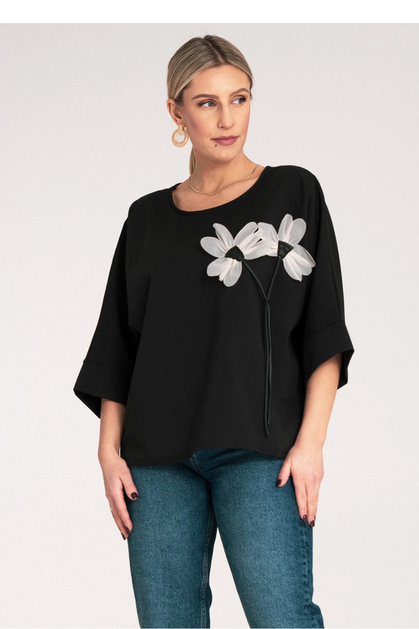 Blouse femme Figl Chemisier Chemisier — noir