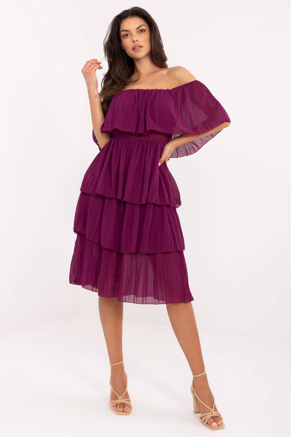 Robe femme Och Bella De Cocktail De — violet