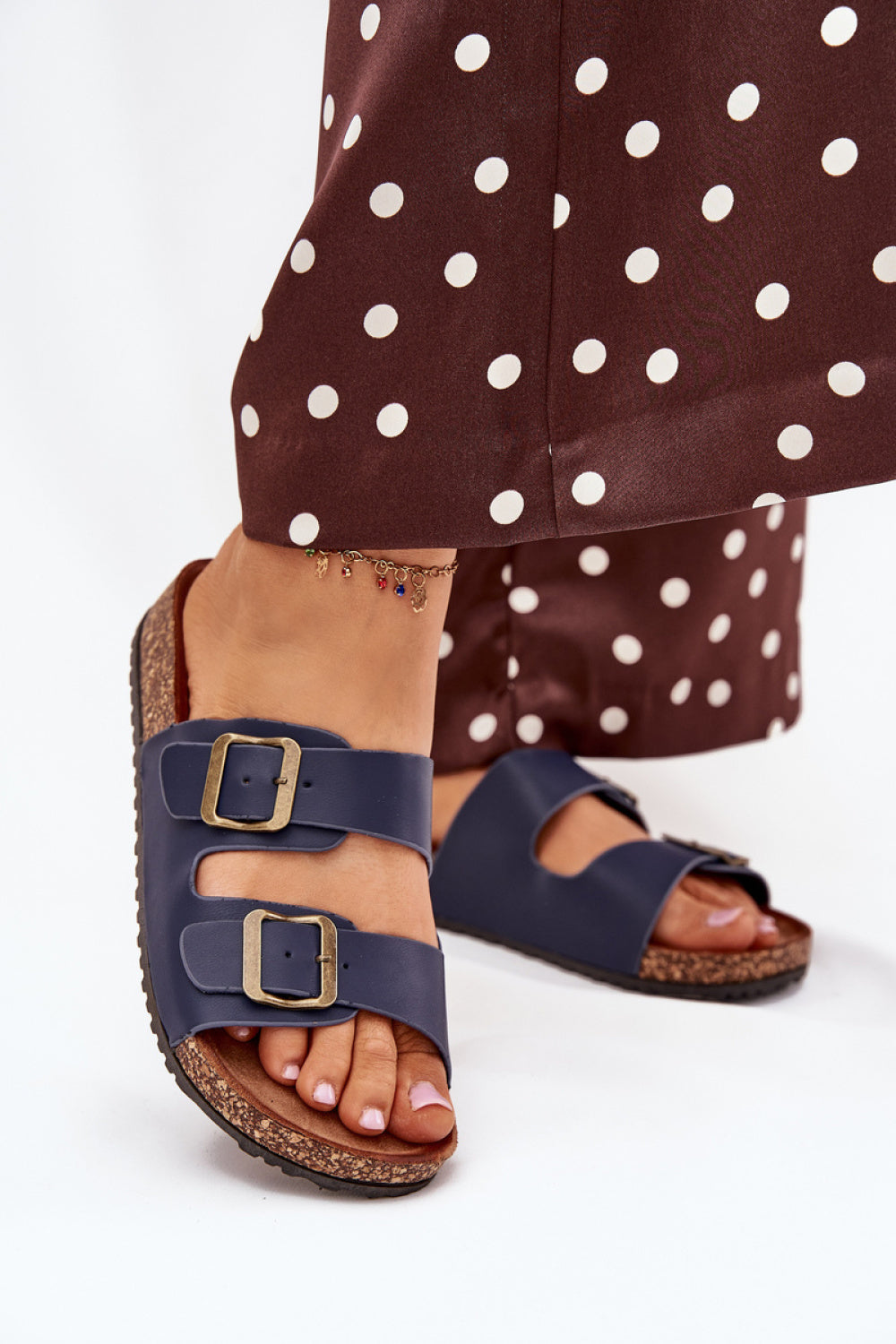 Sandales femme Step in style Clacquettes Clacquettes — bleu marine