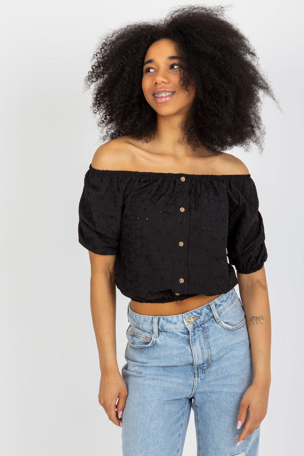 Blouse femme Lakerta Chemisier Chemisier — noir