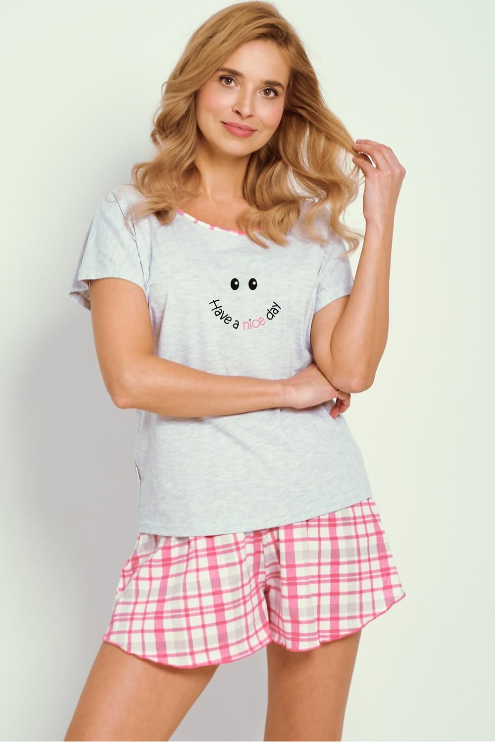 Pyjama femme Taro — gris