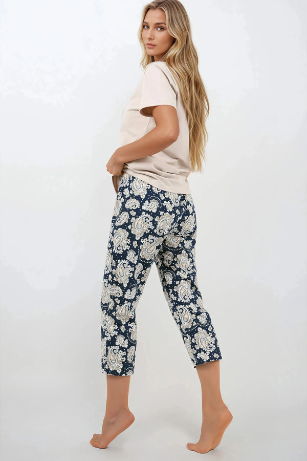 Pyjama femme Momenti Per Me — bleu marine