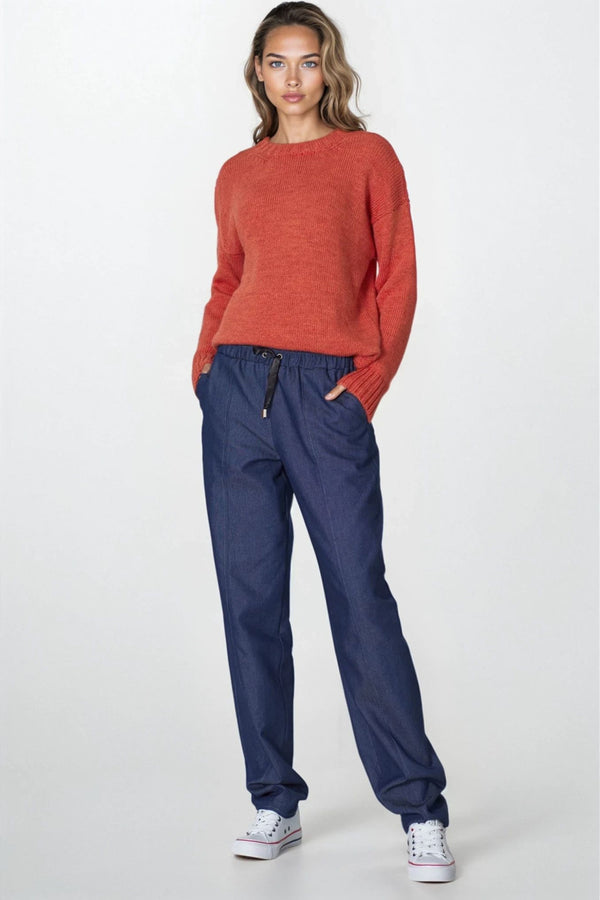 Chaussures à talons femme Nife Pantalon Pantalon — bleu