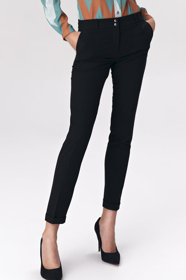 Chaussures à talons femme Nife Pantalon Pantalon — noir