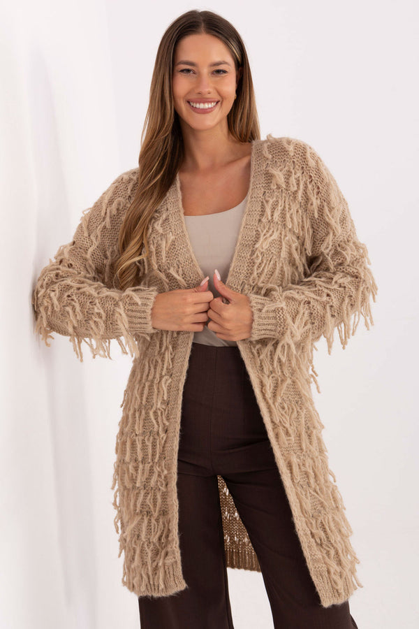Cardigan femme Rue Paris — beige