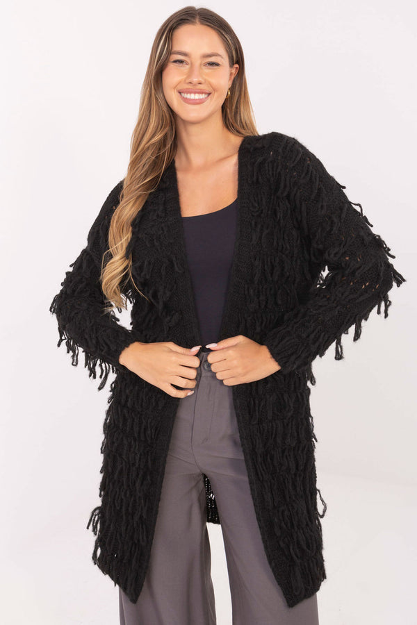Cardigan femme Rue Paris — noir