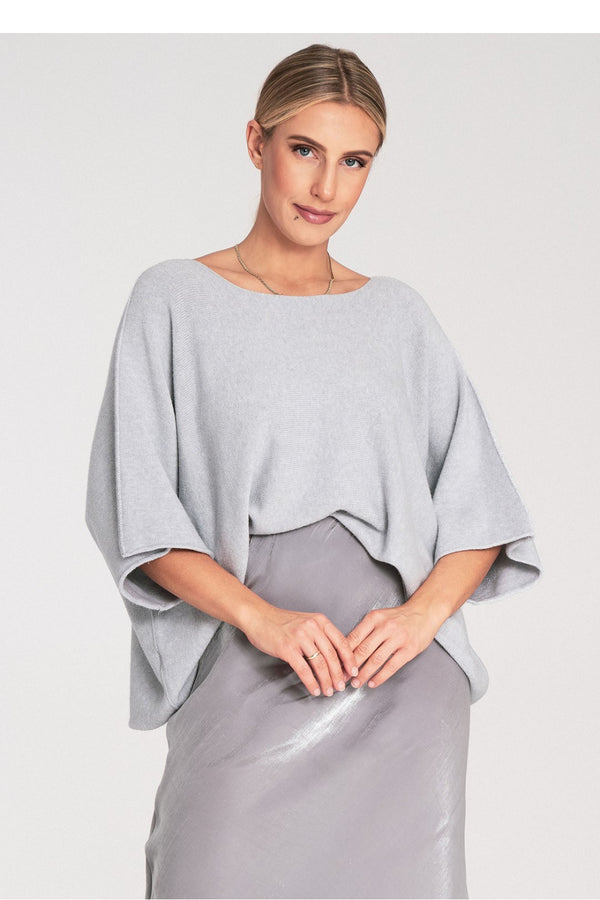 Blouse femme Figl Chauve Souris Chauve — gris