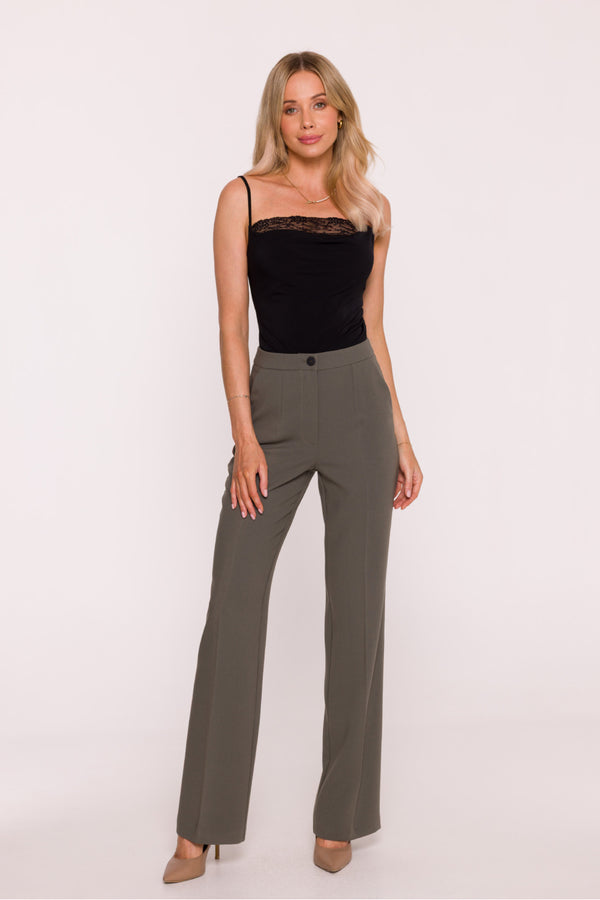 Chaussures à talons femme Stylove Pantalon Pantalon — vert