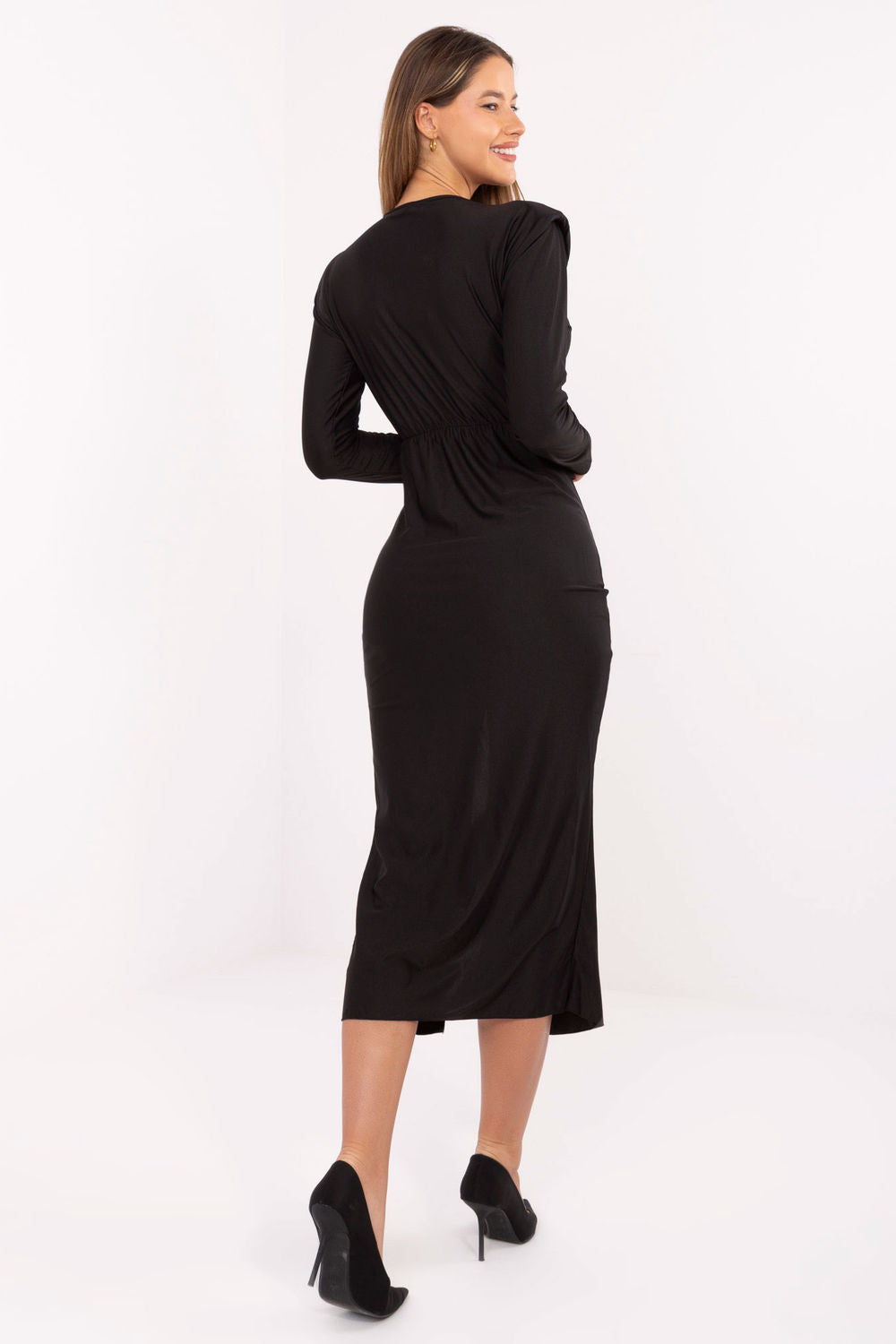 Robe femme Italy Moda De Soirée De — noir
