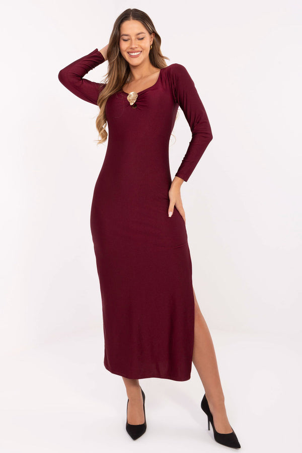 Robe femme Italy Moda De Soirée De — rouge