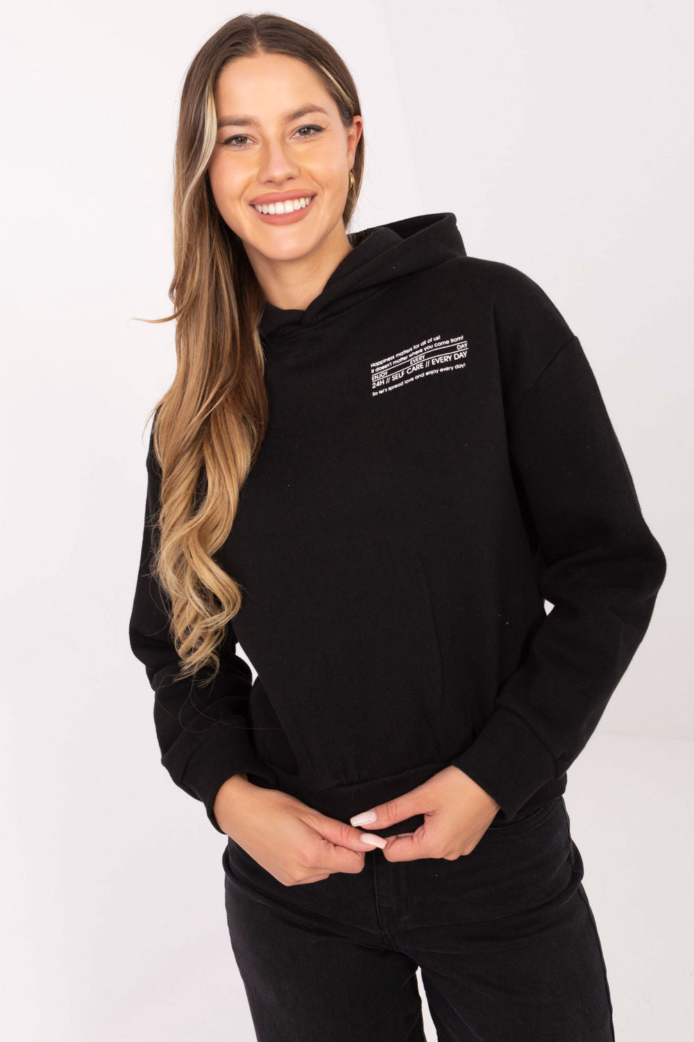 T-shirt femme Sublevel Sweatshirt Sweatshirt — noir