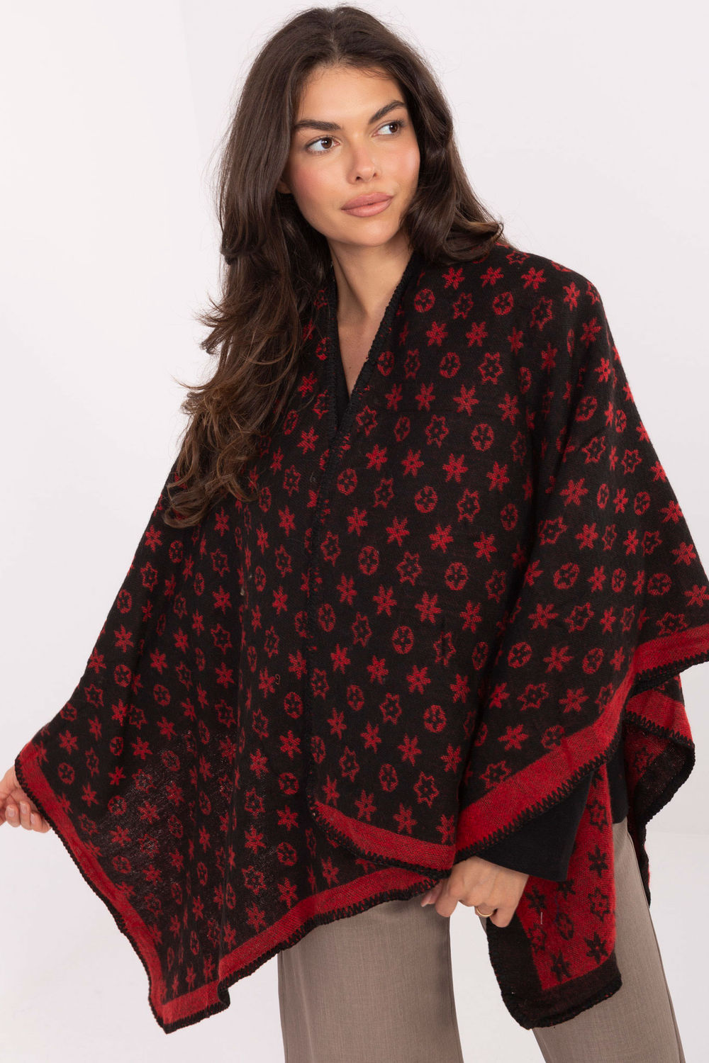 Poncho femme Factory Price — noir