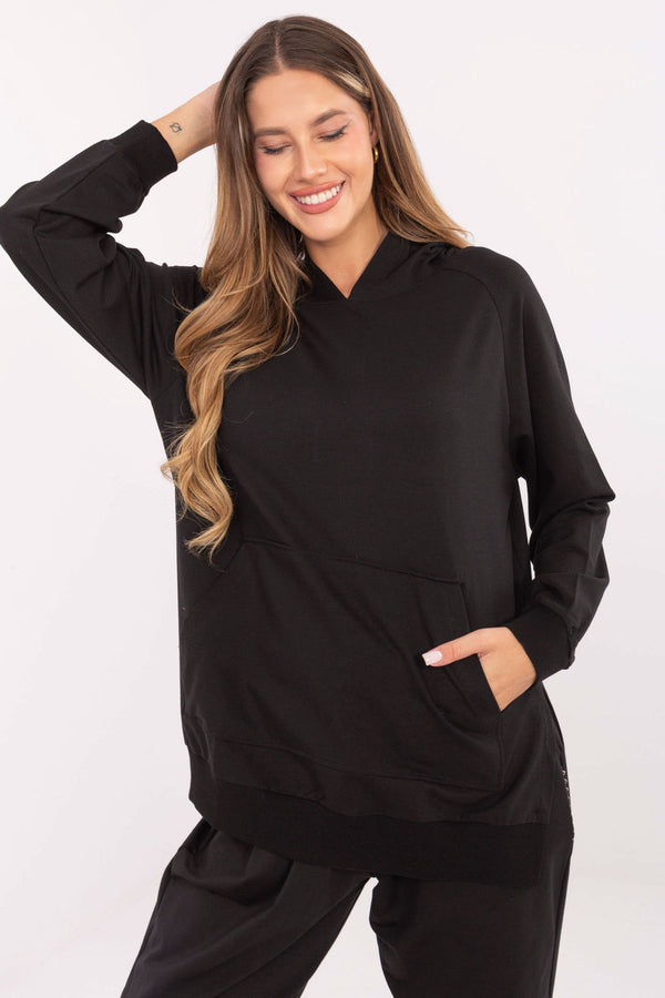 T-shirt femme Relevance Sweatshirt Sweatshirt — noir
