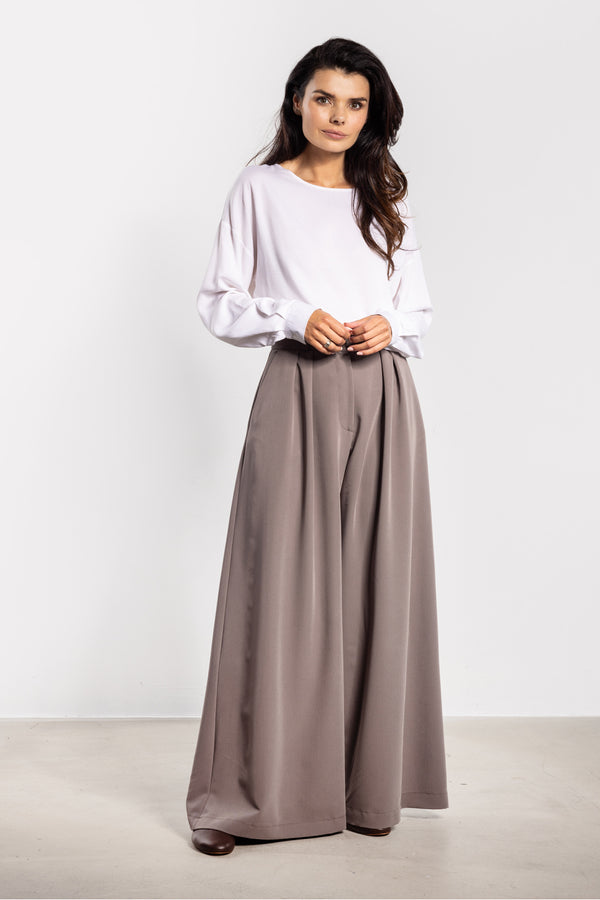 Chaussures à talons femme awama Pantalon Pantalon — brun