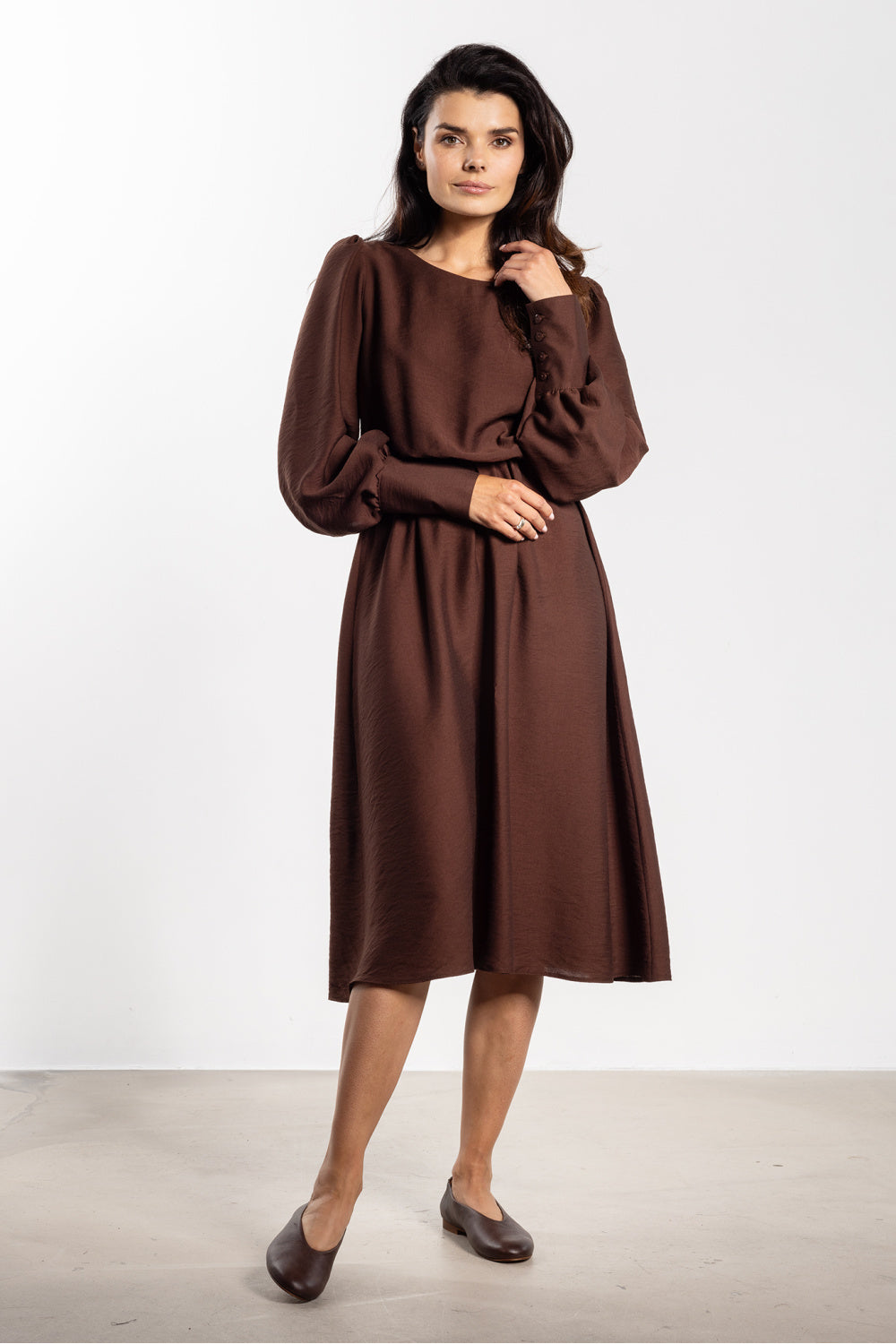 Robe femme awama De Jour De — brun