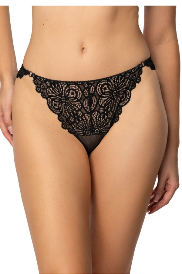 String femme Mat Strings Strings — noir