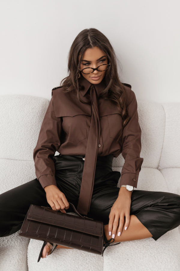 Blouse femme LaBalancia — brun