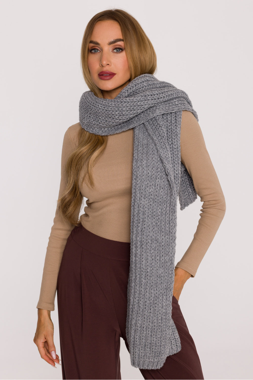 Châle femme Moe — gris