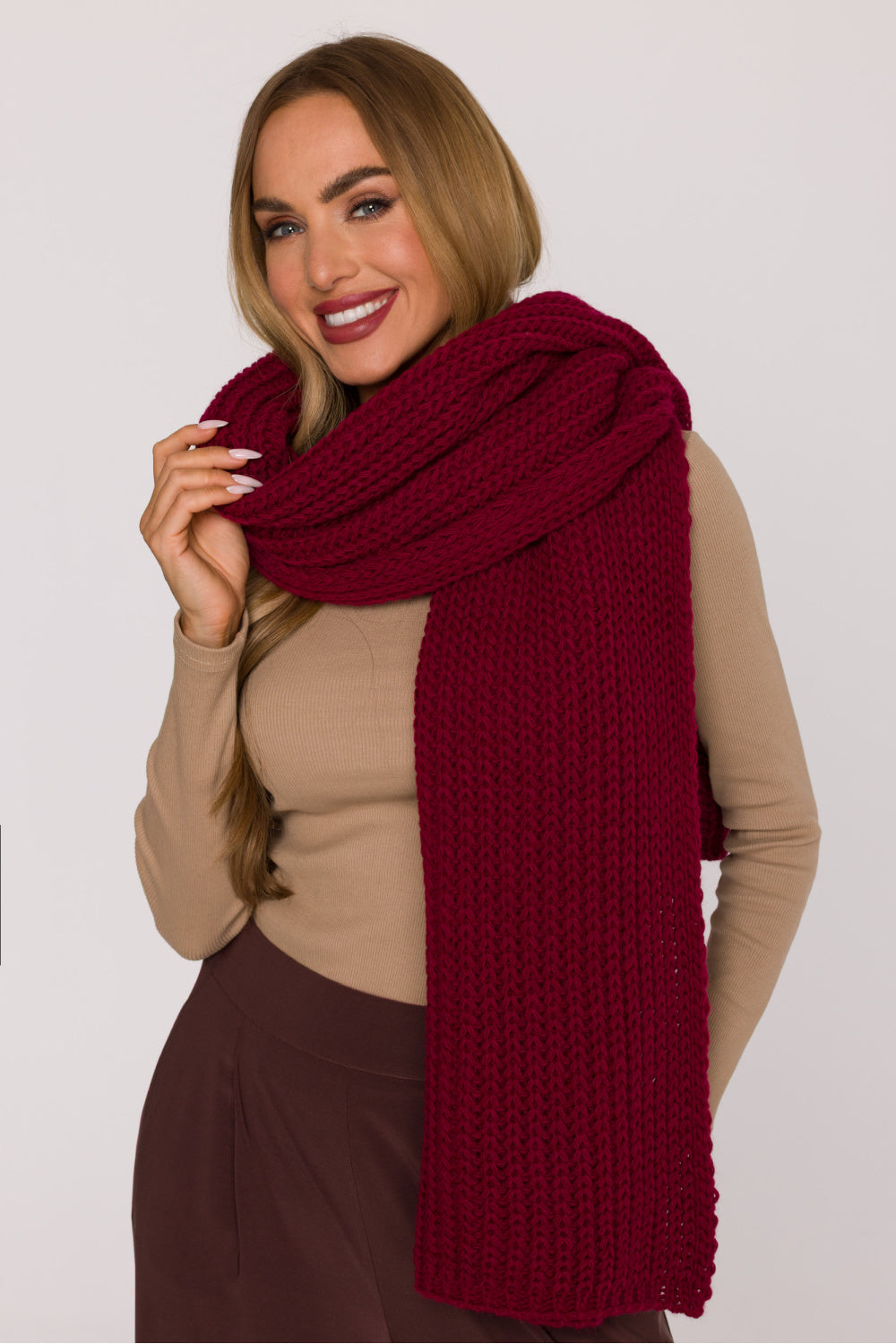 Châle femme Moe — rouge