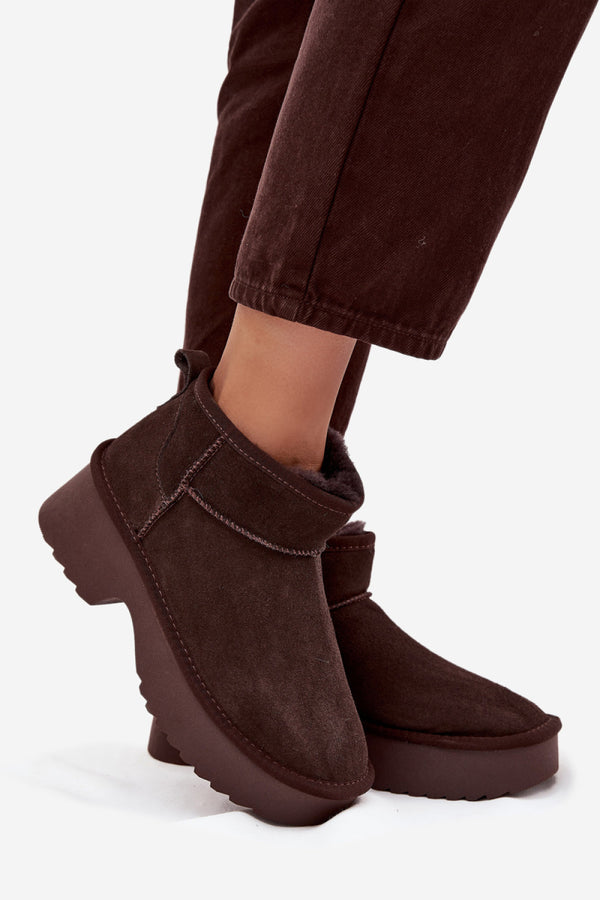 Bottes femme Step in style De Neige De — brun