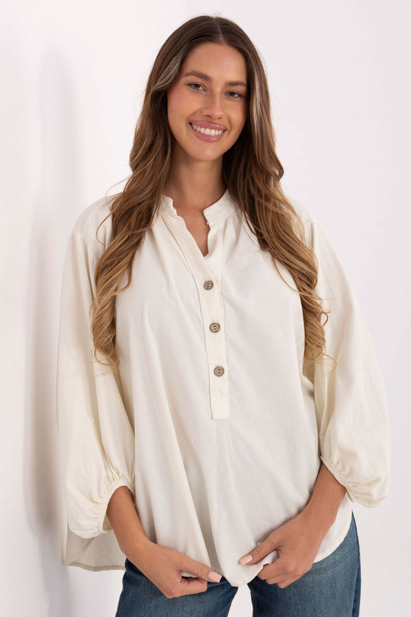 Blouse femme Italy Moda Chemisier Chemisier — beige