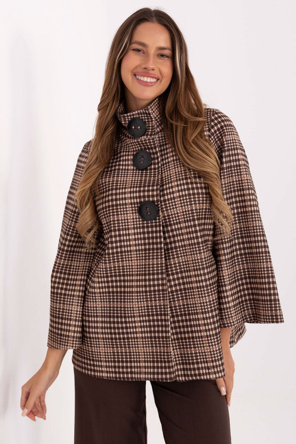 Manteau femme Italy Moda — brun