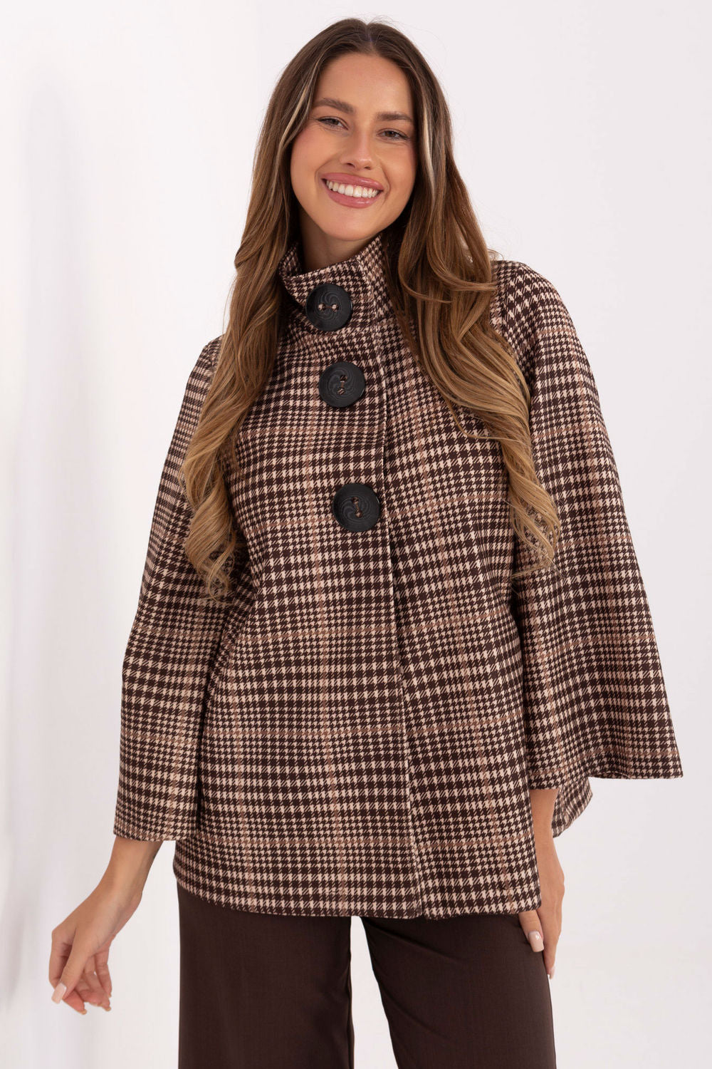 Manteau femme Italy Moda — brun