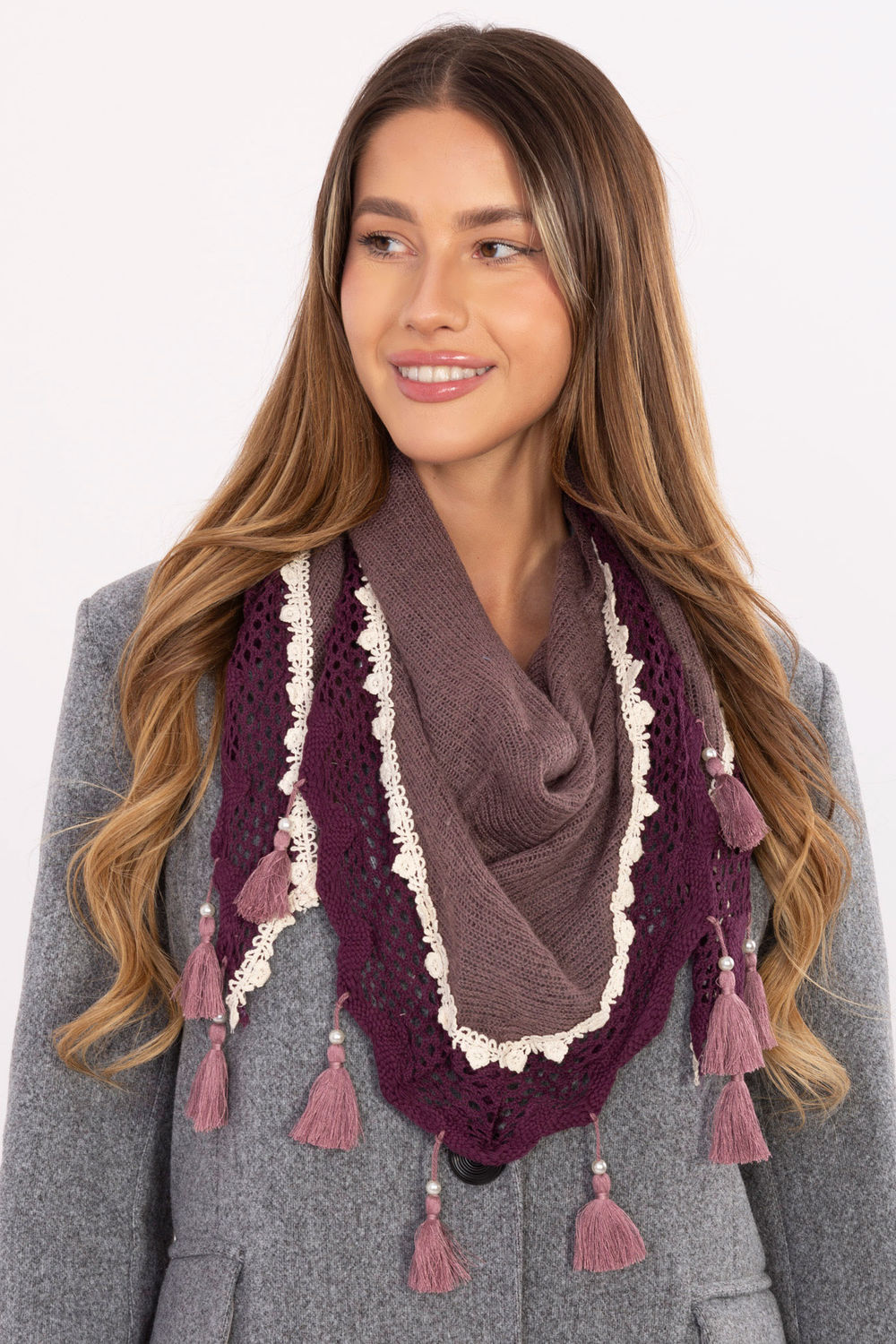 Foulard femme AT — violet