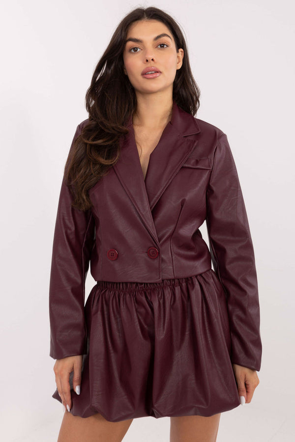 Jupe femme Italy Moda Courte Courte — rouge