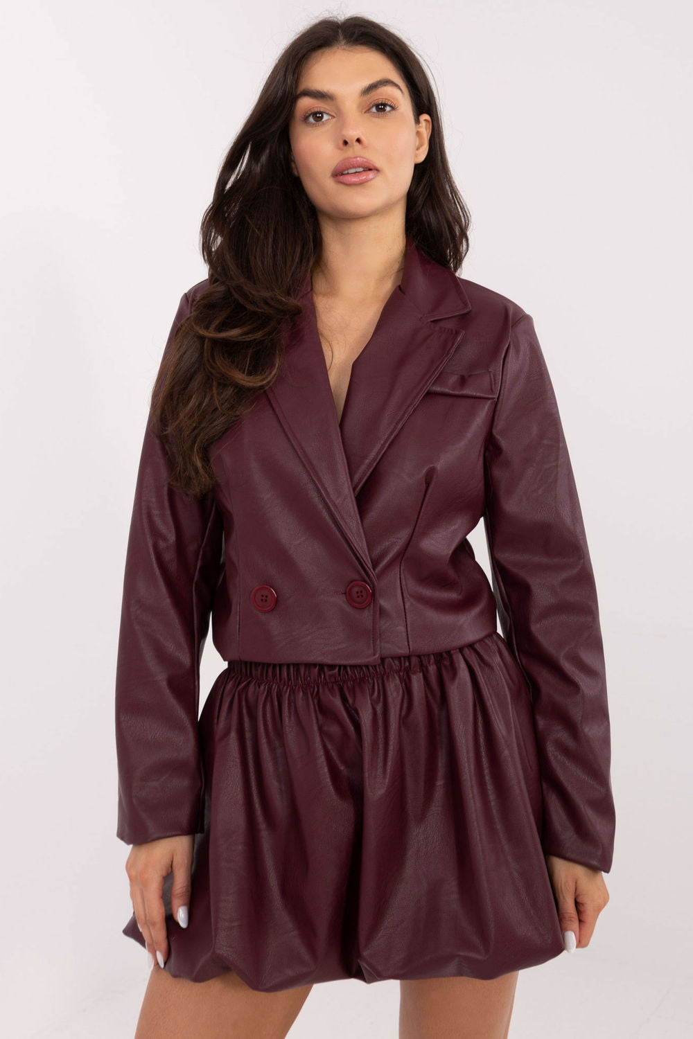 Jupe femme Italy Moda Courte Courte — rouge