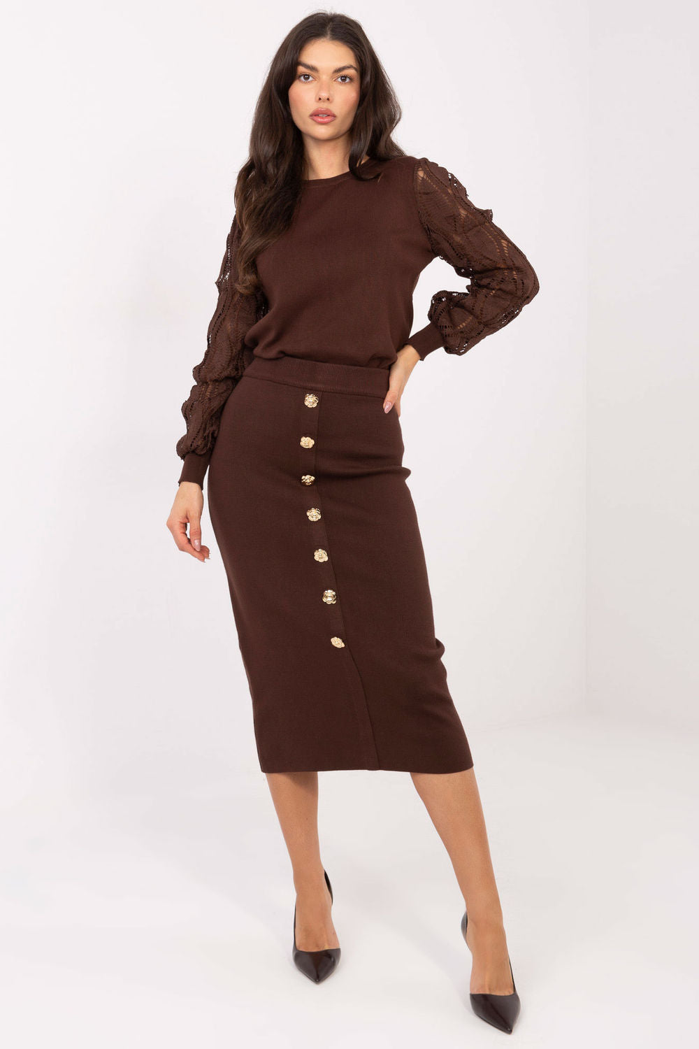 Jupe femme Factory Price — brun