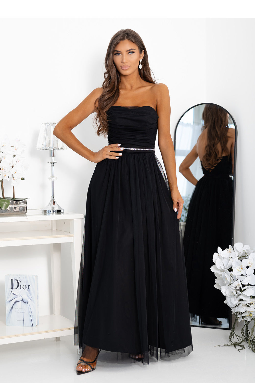 Robe femme With You Longue Longue — noir