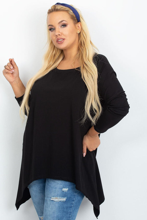 Tunique grande taille femme Relevance — noir