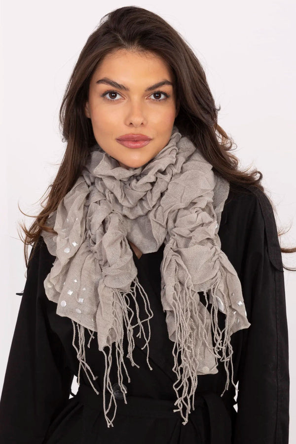 Foulard femme AT — beige