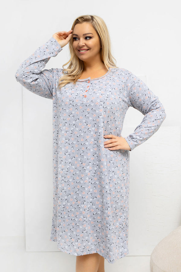 Chemise de nuit Plus Size femme Forever Pink · 223307 — gris