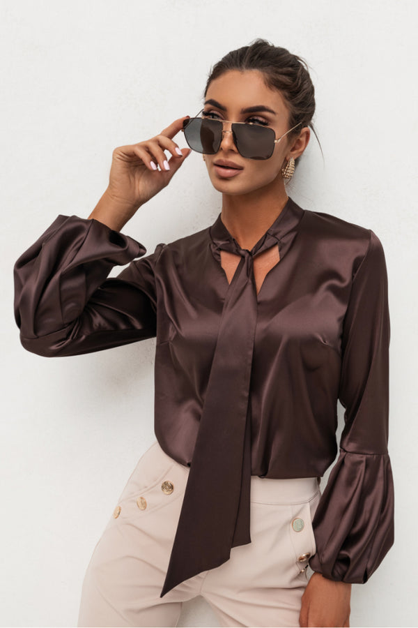 Blouse femme LaBalancia — brun