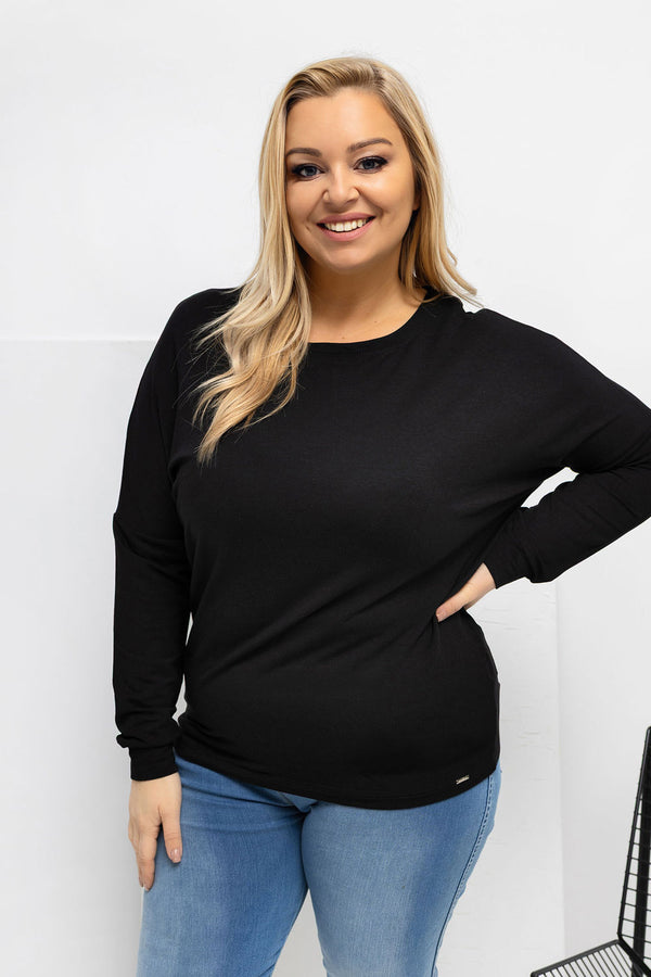 Chemisier grande taille femme Relevance — noir