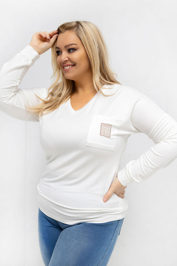 Chemisier grande taille femme Relevance — beige