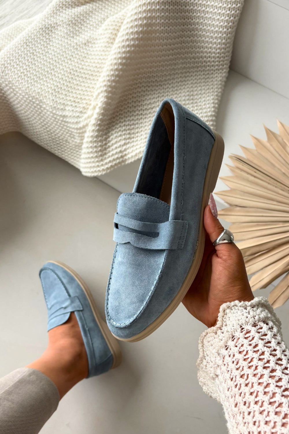 Moccasins femme Step in style — bleu