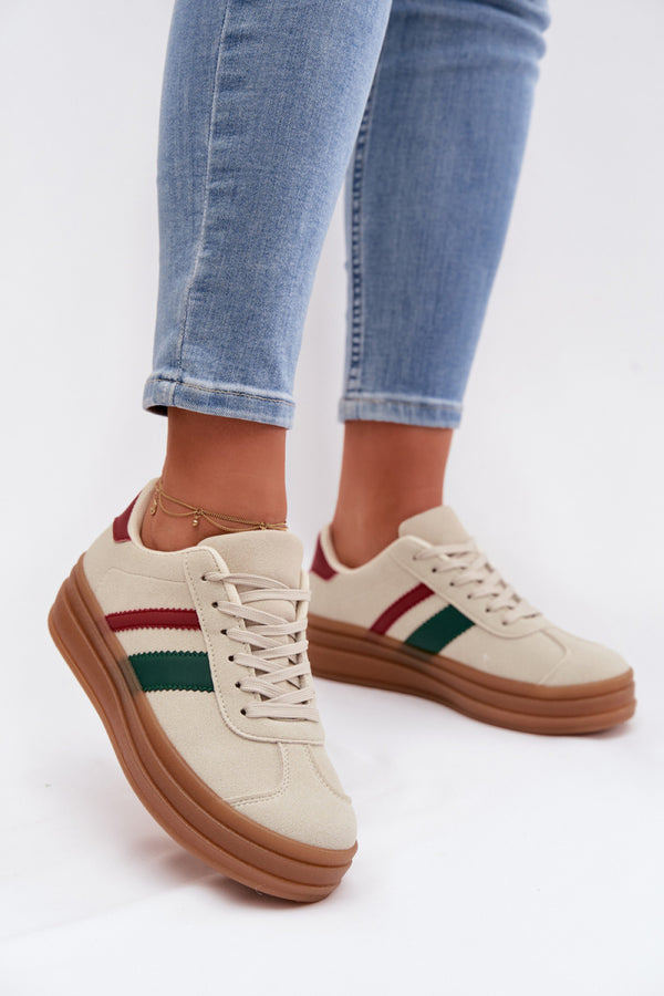 Baskets femme Step in style À Plateforme À — beige