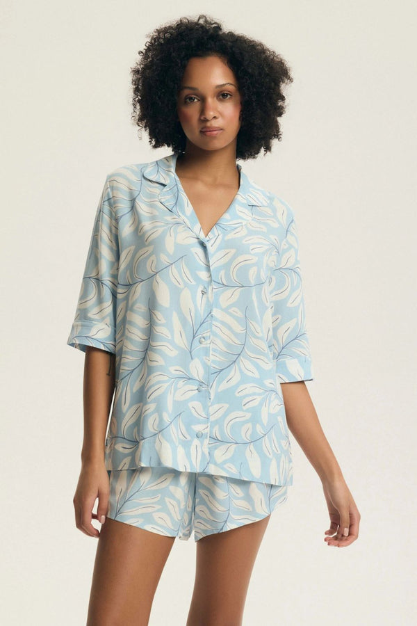 Pyjama femme Henderson — bleu