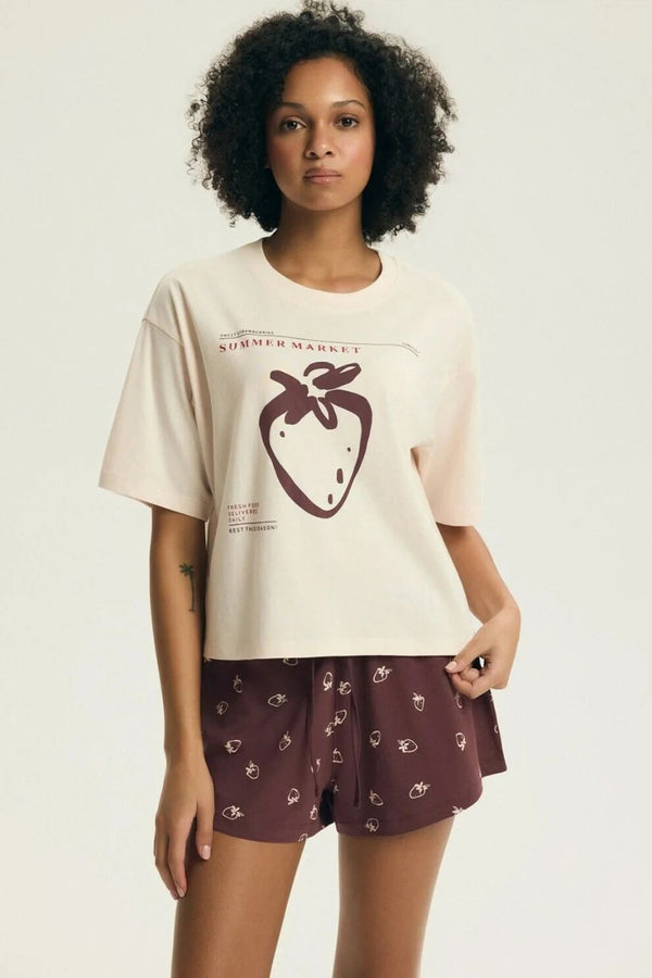 Pyjama femme Henderson — rosé